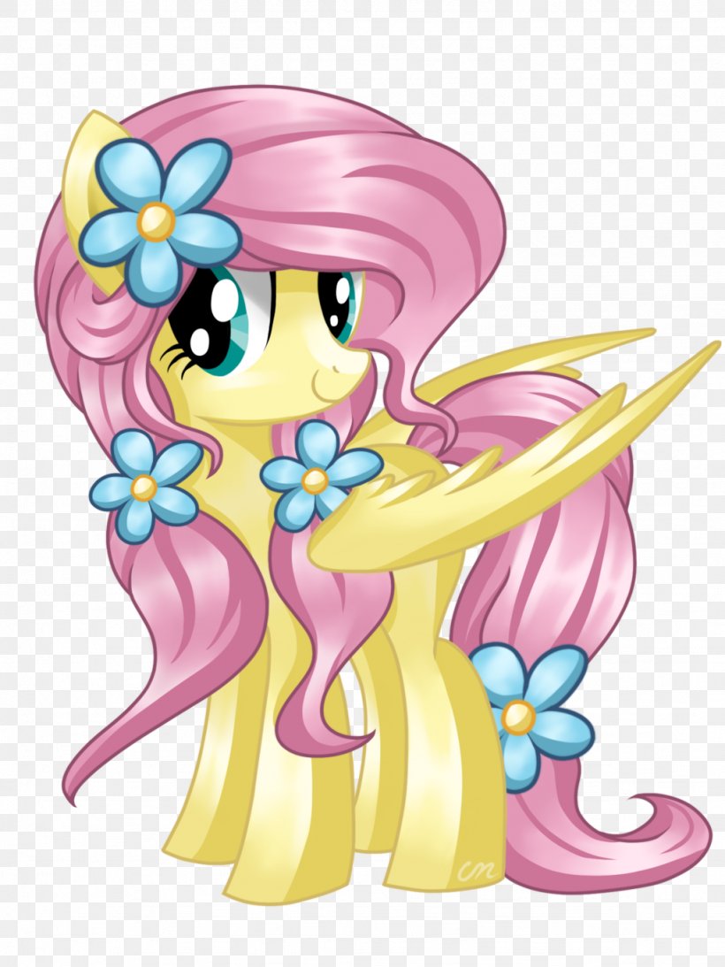 Fluttershy Pony Spike Rarity Equestria, PNG, 1024x1365px, Watercolor, Cartoon, Flower, Frame, Heart Download Free