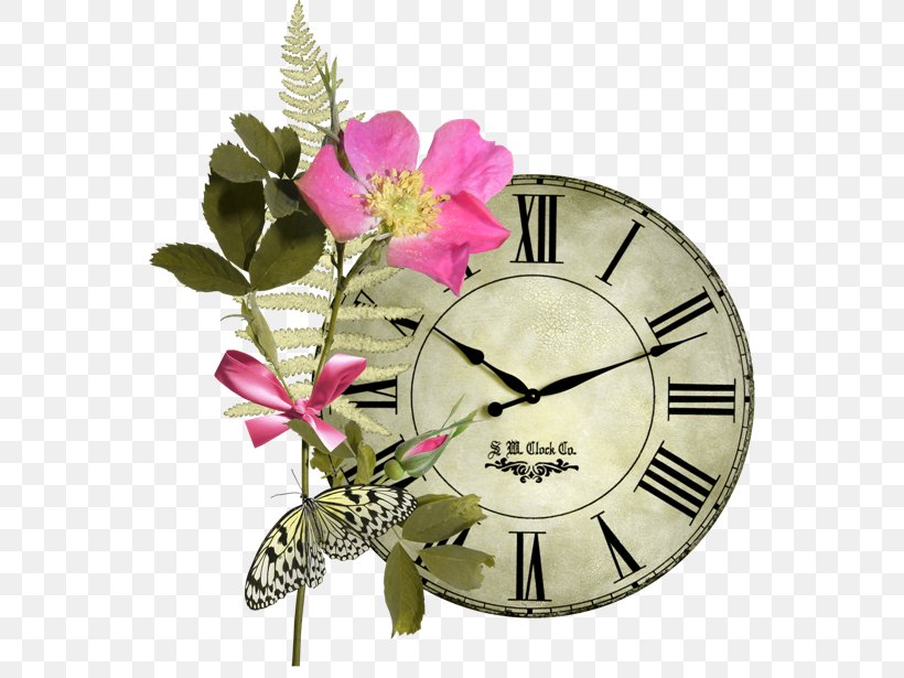 Cut Flowers Clock, PNG, 550x615px, Cut Flowers, Blume, Clock, Data, Data Compression Download Free