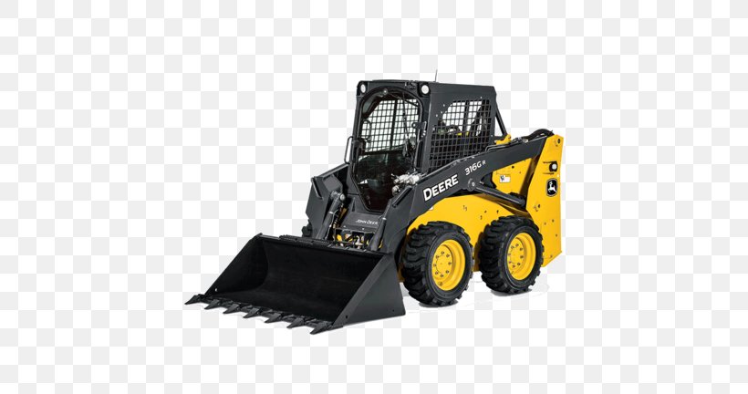 John Deere Skid-steer Loader Heavy Machinery Tracked Loader, PNG, 768x432px, John Deere, Architectural Engineering, Bobcat Company, Bulldozer, Construction Equipment Download Free