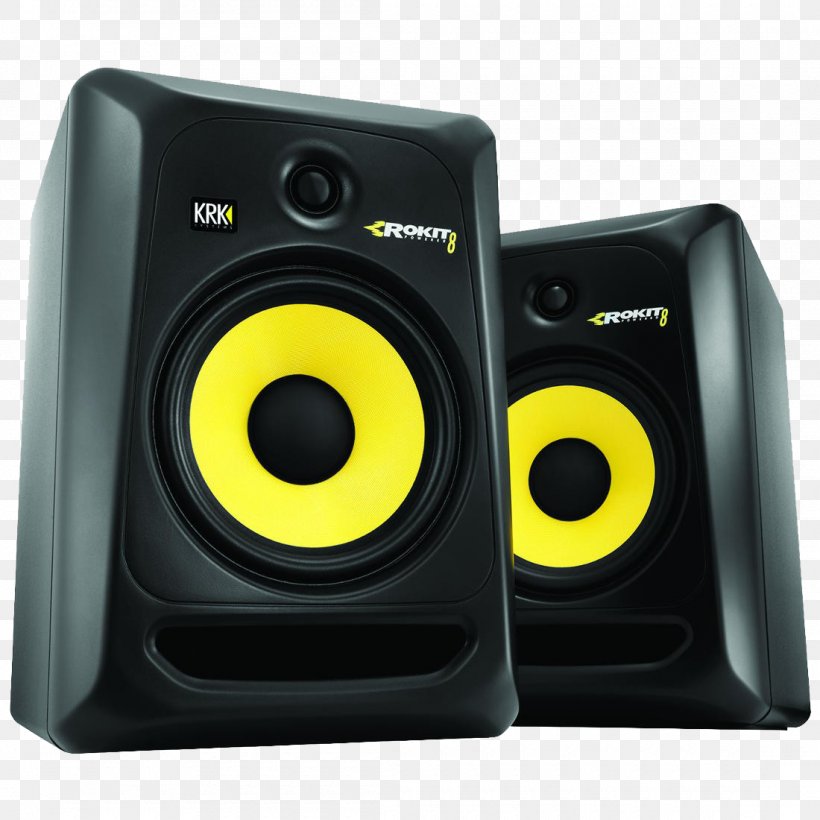 KRK Rokit G3 Studio Monitor Loudspeaker KRK RP Series 8 G3 Audio, PNG, 1100x1100px, Watercolor, Cartoon, Flower, Frame, Heart Download Free