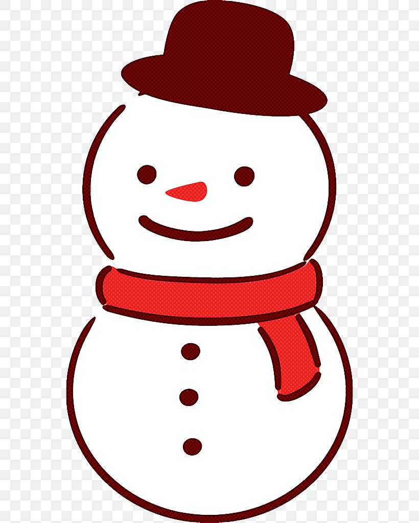 Snowman, PNG, 564x1024px, Snowman, Line Art, Red, Smile Download Free