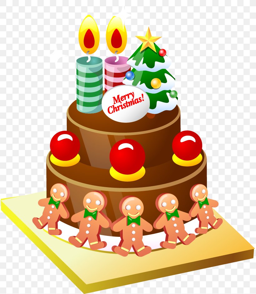 Christmas Cake Birthday Cake Cupcake Clip Art, PNG, 815x941px, Christmas Cake, Baked Goods, Birthday, Birthday Cake, Cake Download Free