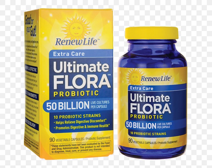 Dietary Supplement Probiotic Flora Gastrointestinal Tract Health, PNG, 650x650px, Dietary Supplement, Bacteria, Bifidobacterium, Colonyforming Unit, Fish Oil Download Free