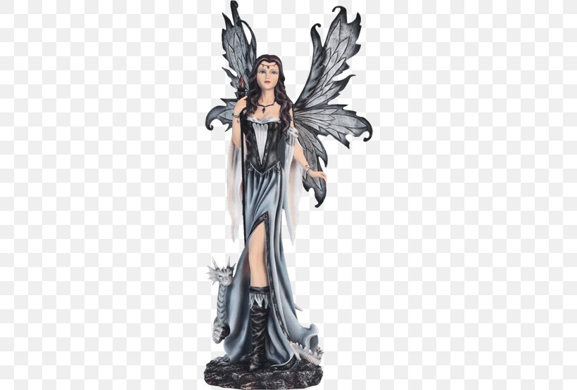 Fairy Figurine Statue Gray Wolf Sculpture, PNG, 555x555px, Fairy, Angel, Art, Dragon, Elf Download Free