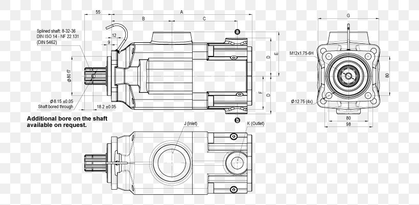 Hydraulic Pump Hydraulics Pascal, PNG, 728x402px, Pump, Artwork, Auto Part, Bar, Black And White Download Free