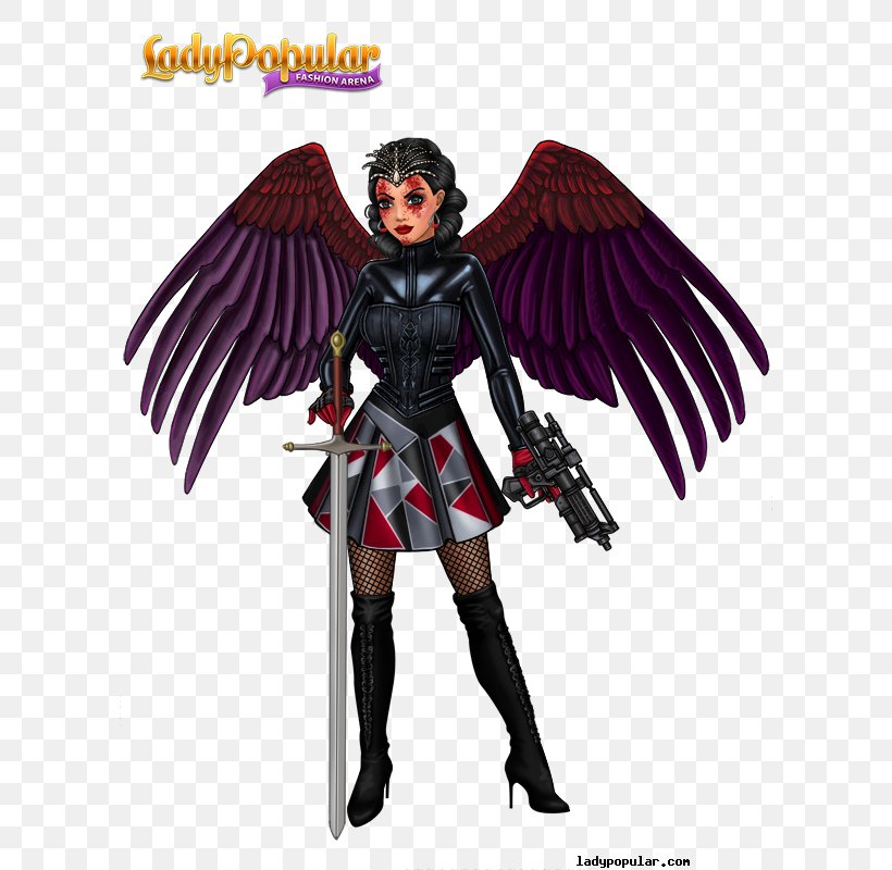 Lady Popular Costume Fashion Dress Code Video Game, PNG, 600x800px, Lady Popular, Action Figure, Angel, Code, Costume Download Free