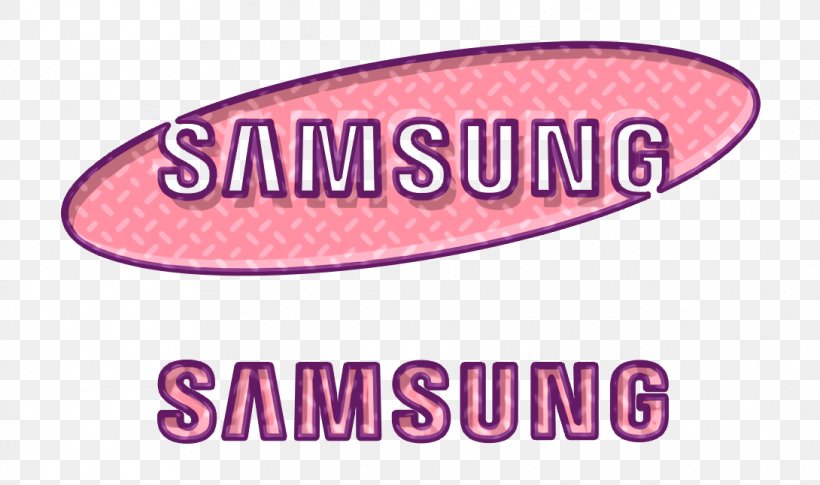 Samsung Icon, PNG, 1090x646px, Samsung Icon, Label, Logo, Magenta, Pink Download Free