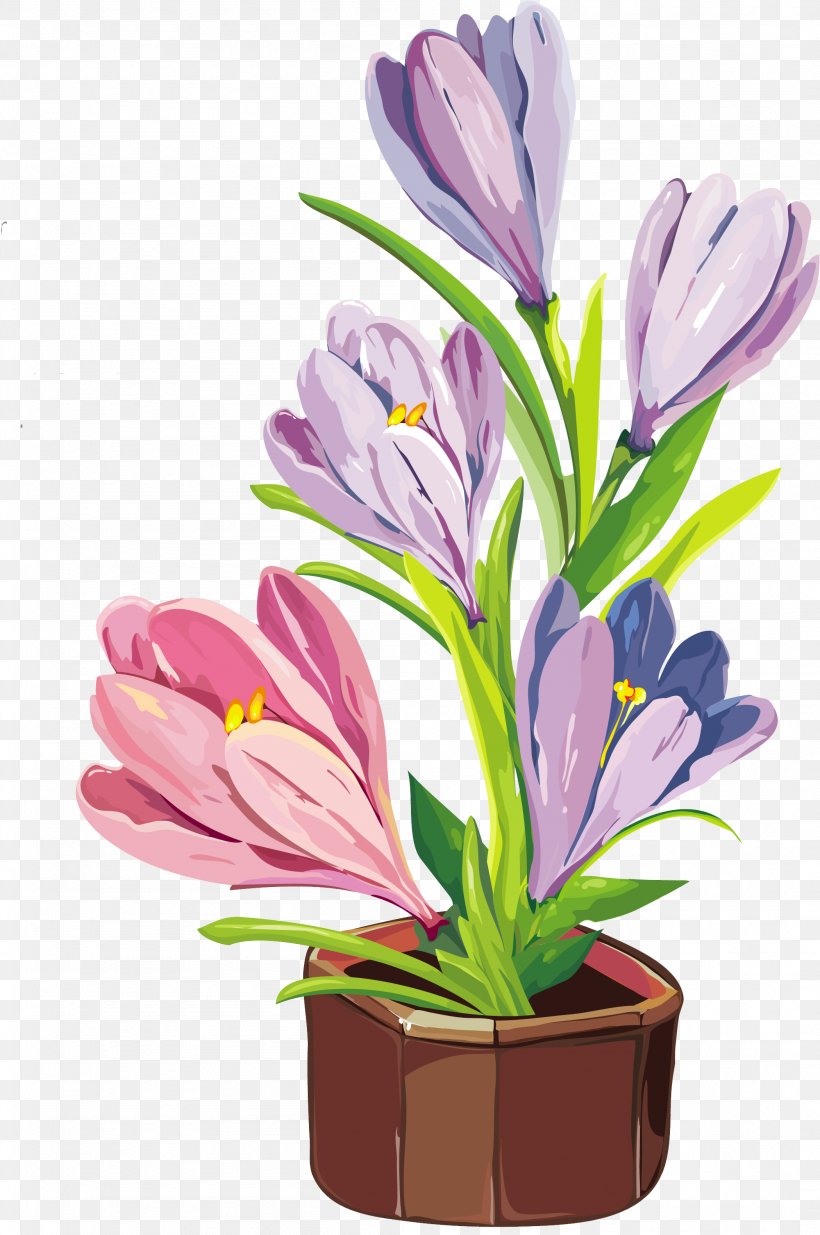 Watercolor Flower Background, PNG, 2099x3162px, Gouache, Cdr, Crocus, Cut Flowers, Drawing Download Free