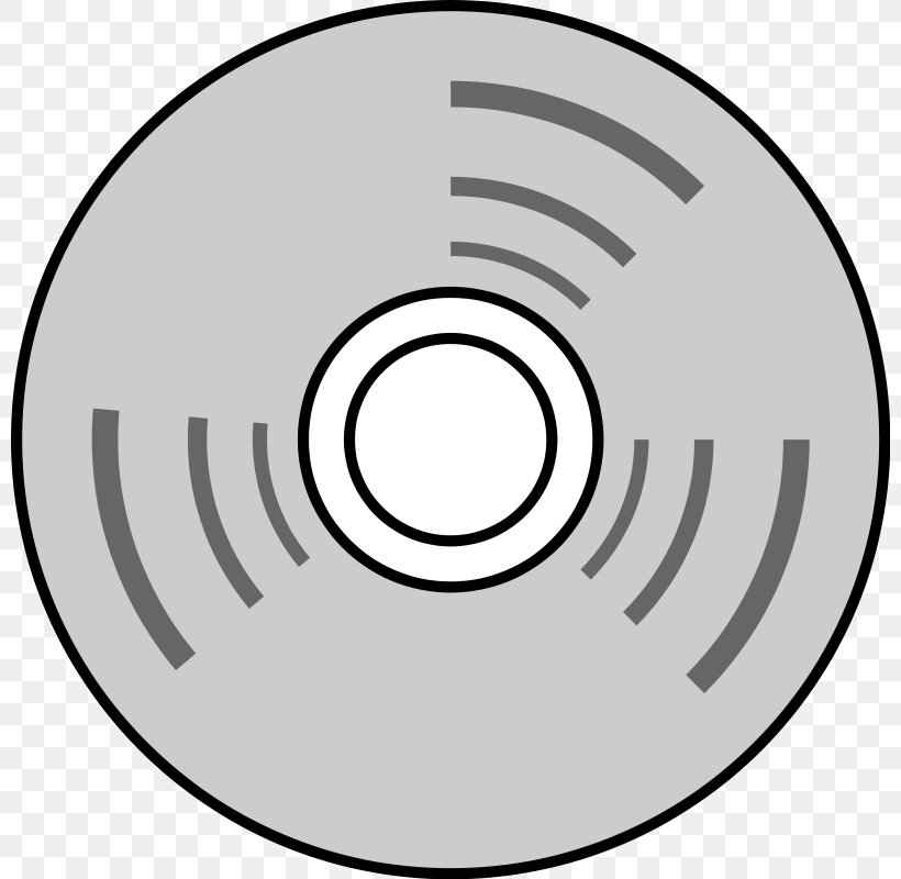 Compact Disc Disk Storage Hard Drives Clip Art, PNG, 800x800px, Compact Disc, Area, Black And White, Cdrom, Disk Storage Download Free