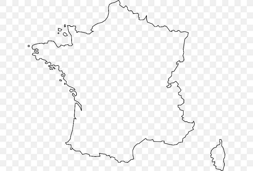 France Map Clip Art, PNG, 640x555px, France, Area, Black, Black And White, Branch Download Free