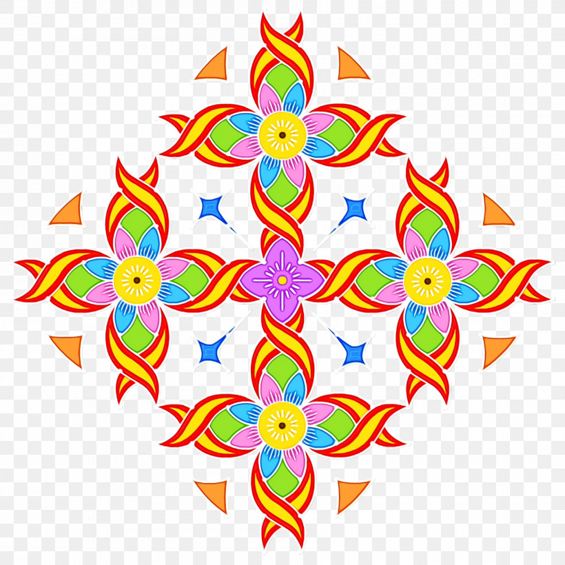 Symmetry Pattern Visual Arts, PNG, 1800x1800px, Rangoli, Paint, Symmetry, Visual Arts, Watercolor Download Free