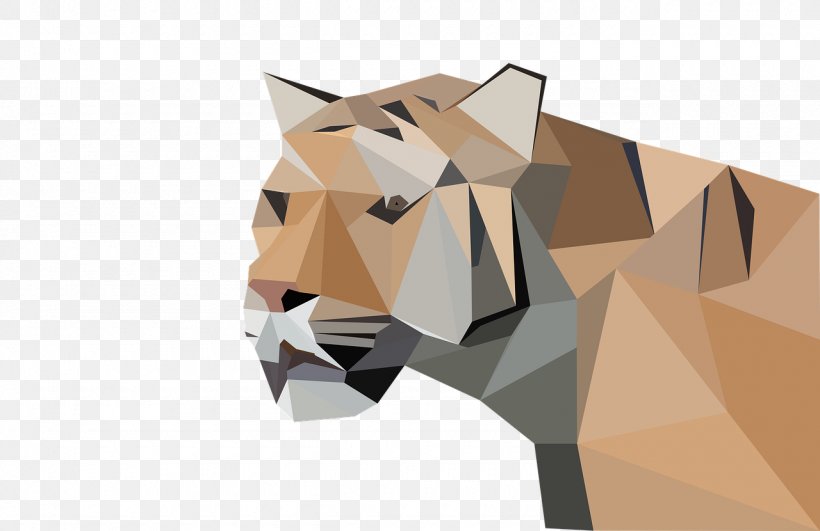 Tiger Lion Cat Low Poly Illustration, PNG, 1280x830px, Tiger, Cat, Lion, Low Poly, Photography Download Free
