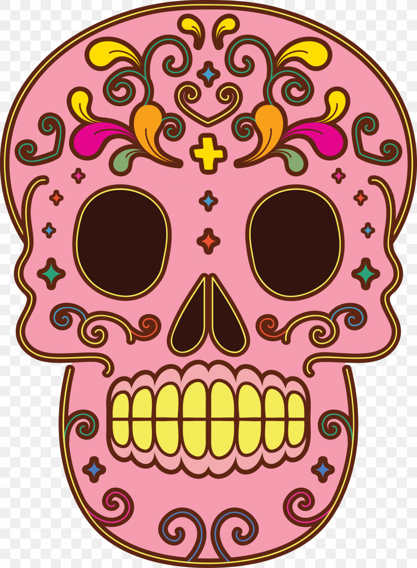 Calavera Day Of The Dead Día De Muertos, PNG, 2200x3000px, Calavera, Abstract Art, Arts, Color, D%c3%ada De Muertos Download Free