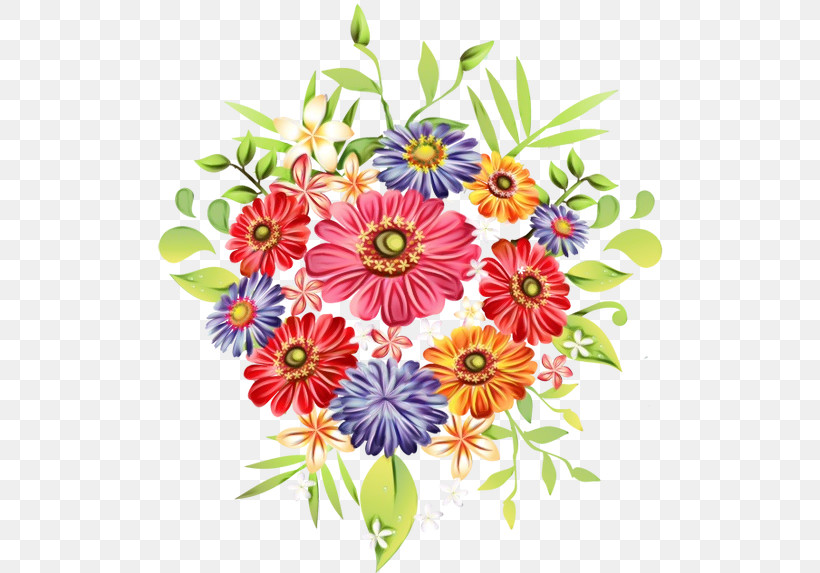 Floral Design, PNG, 510x573px, Watercolor, Chrysanthemum, Cut Flowers, Dahlia, Floral Design Download Free