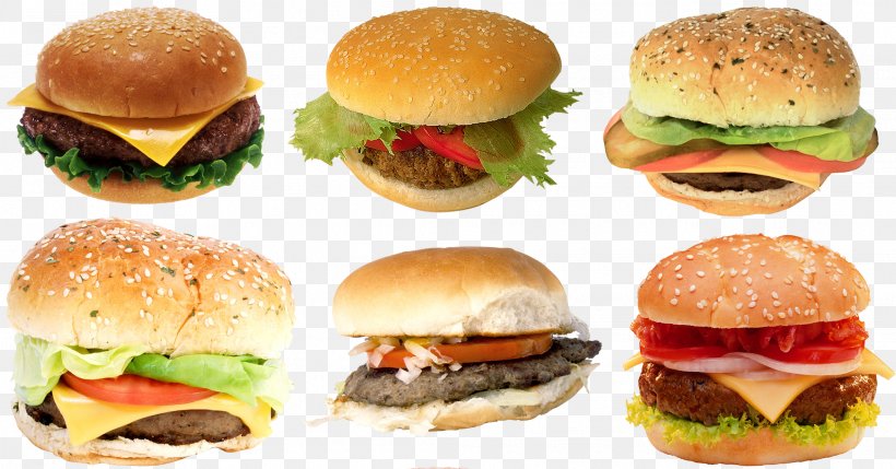 Hamburger Fast Food Cheeseburger Chicken Sandwich French Fries, PNG, 2073x1085px, Hamburger, American Food, Appetizer, Beef, Breakfast Sandwich Download Free