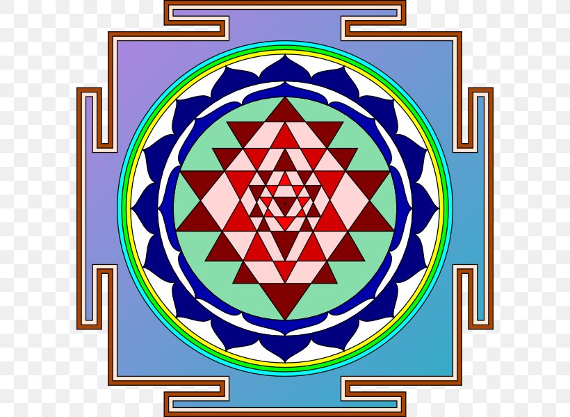 Ganesha Sri Yantra Chakra, PNG, 600x600px, Ganesha, Area, Chakra, Hinduism, Mandala Download Free