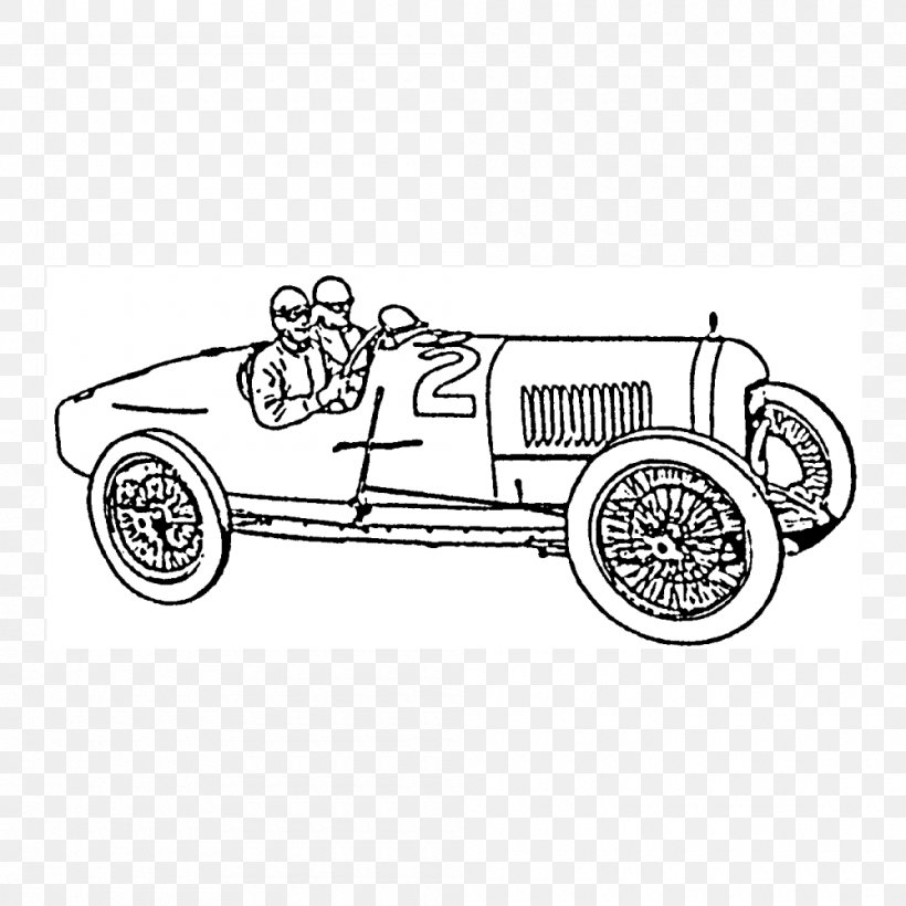 Vintage Car Automotive Design Motor Vehicle, PNG, 1000x1000px, Car, Automotive Design, Automotive Exterior, Black And White, Compact Car Download Free