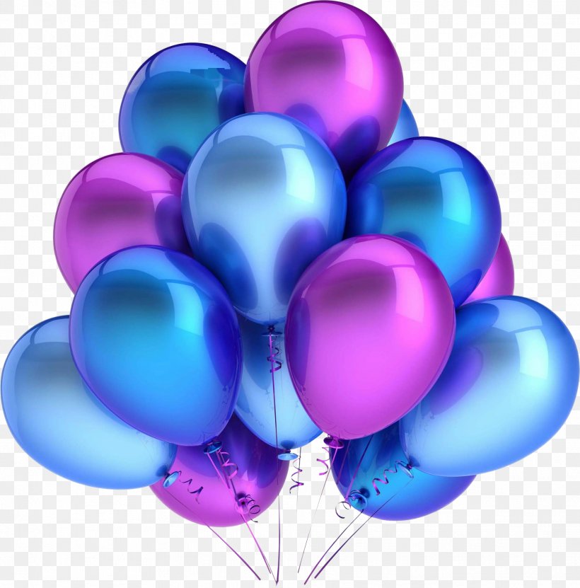 Balloon Birthday Clip Art, PNG, 1929x1956px, Balloon, Birthday, Blue, Gift, Magenta Download Free