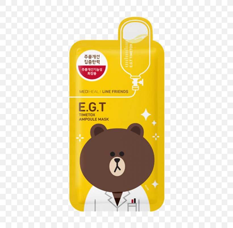 Mask-It Line Friends Skin Face, PNG, 600x800px, Mask, Ampoule, Antiaging Cream, Character, Epidermal Growth Factor Download Free