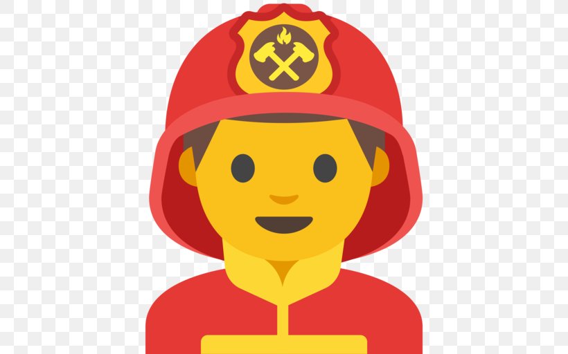 Smiley Emoji Firefighter Clip Art, PNG, 512x512px, Smiley, Android Oreo, Cut Copy And Paste, Emoji, Emoticon Download Free