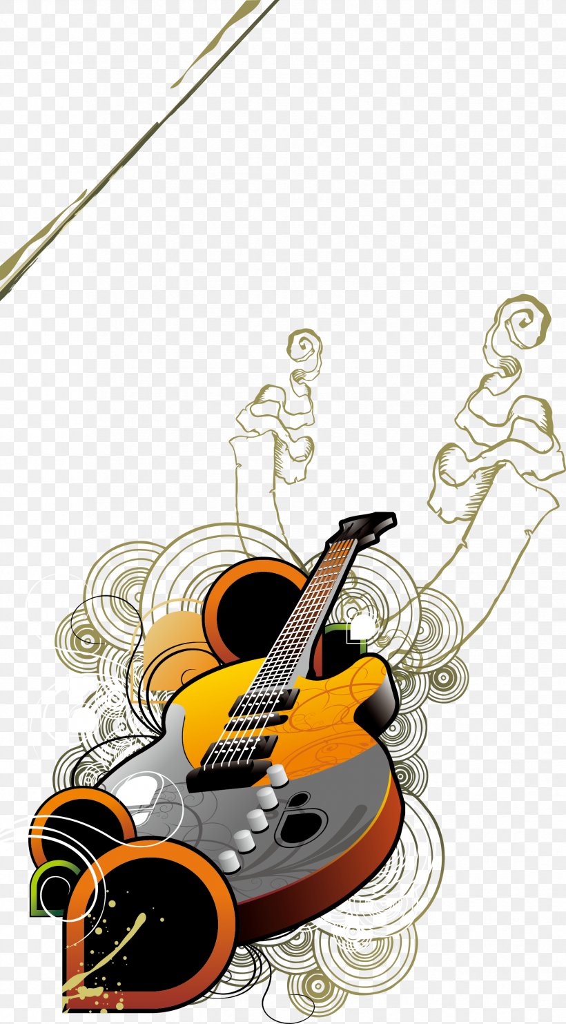 Euclidean Vector Musical Instrument Violin Acoustic Guitar, PNG, 1703x3082px, Watercolor, Cartoon, Flower, Frame, Heart Download Free
