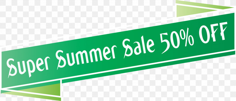 Summer Sale, PNG, 2999x1292px, Summer Sale, Banner, Green, Line, Logo Download Free