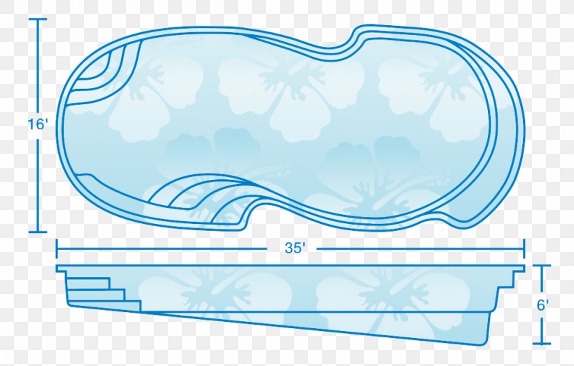 Swimming Pool Fiberglass Backyard Furniture, PNG, 1000x639px, Swimming Pool, Aqua, Area, Backyard, Blue Download Free