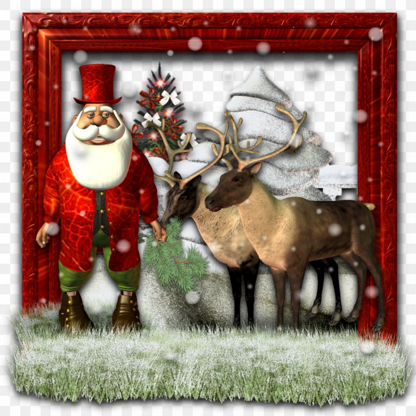 Ded Moroz Christmas Ornament Santa Claus Reindeer, PNG, 824x824px, Ded Moroz, Animation, Art, Christmas, Christmas Decoration Download Free