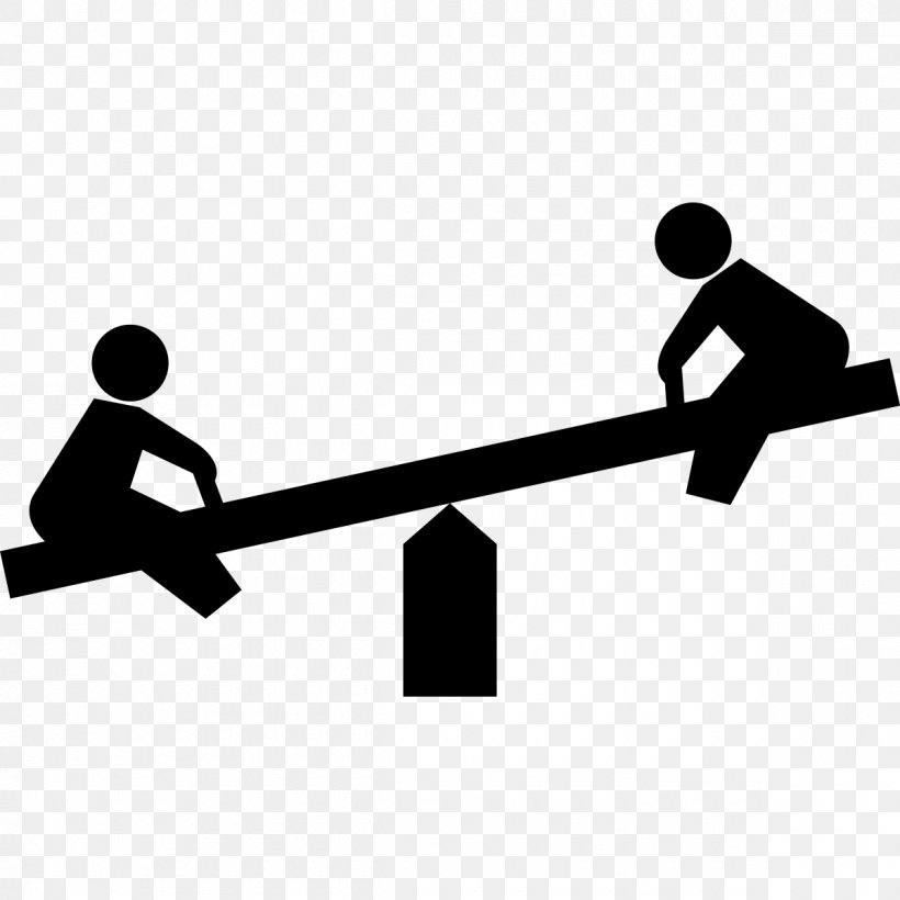 Seesaw Clip Art, PNG, 1200x1200px, Seesaw, Area, Balance, Black And White, Business Download Free