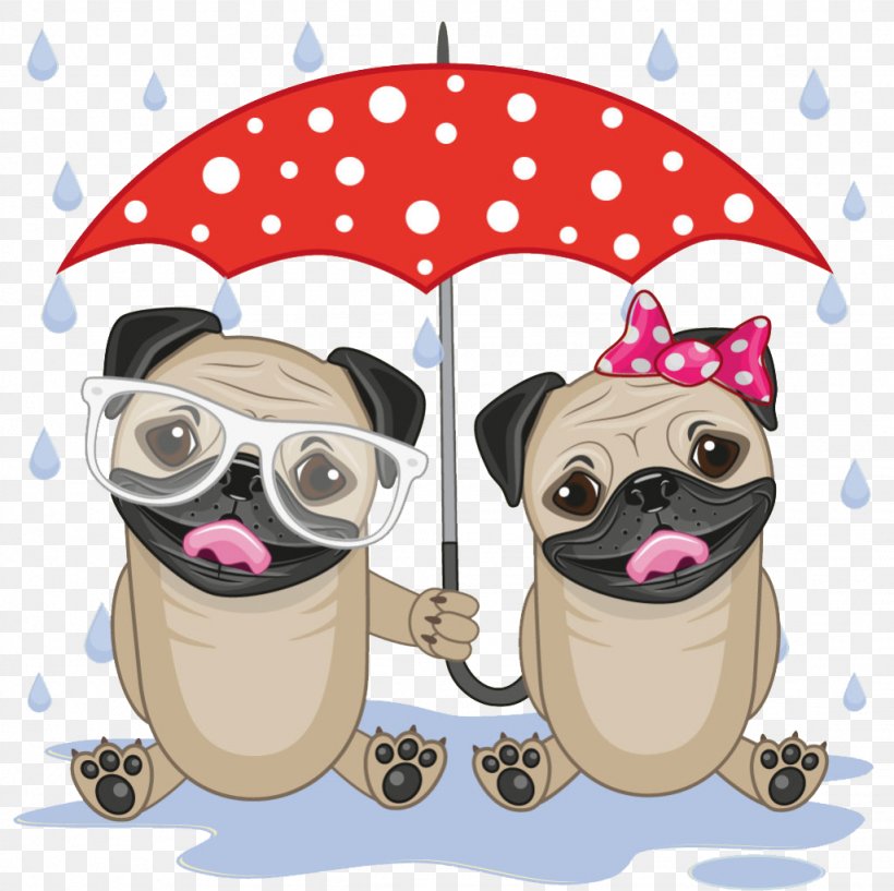 Cartoon Cuteness Umbrella Clip Art, PNG, 1024x1021px, Cartoon, Animal, Carnivoran, Cuteness, Dog Download Free