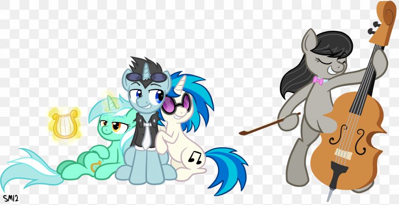 Pony Princess Luna DeviantArt Musician Disc Jockey, PNG, 2707x1396px, Watercolor, Cartoon, Flower, Frame, Heart Download Free