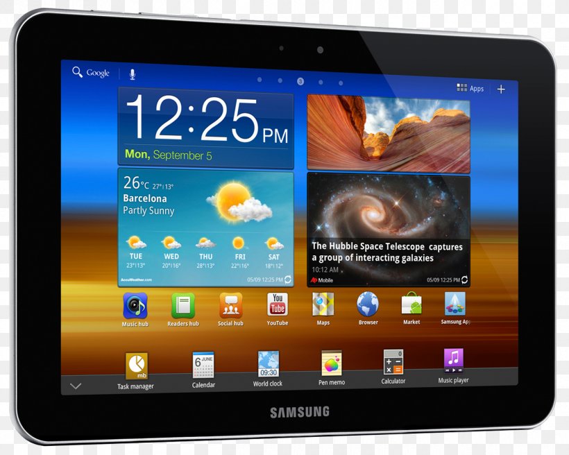 Samsung Galaxy Tab 10.1 Android Computer Jwin ILuv ArtStation Pro ISM524, PNG, 1320x1057px, Samsung Galaxy Tab 101, Android, Brand, Computer, Display Device Download Free