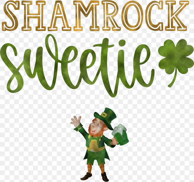 Shamrock Sweetie St Patricks Day Saint Patrick, PNG, 3059x2872px, St Patricks Day, Behavior, Character, Christmas Day, Christmas Ornament Download Free