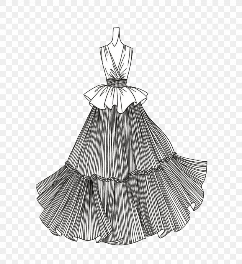 Brouillon Skirt Drawing Dress, PNG, 1396x1524px, Brouillon, Art, Black And White, Clothes Hanger, Clothing Download Free