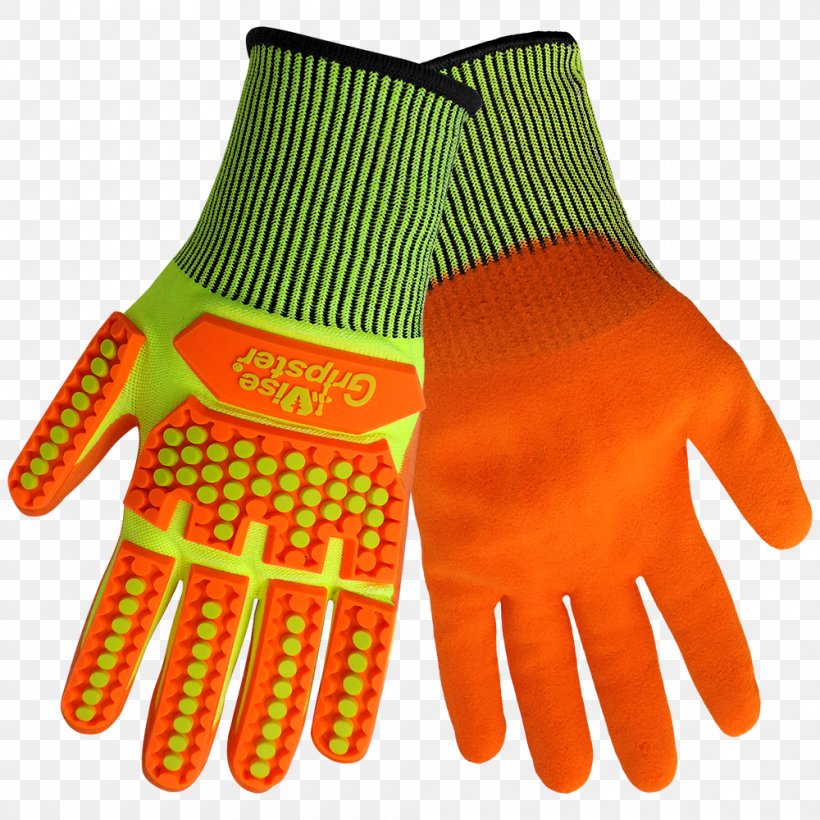 Cycling Glove Nitrile Rubber High-visibility Clothing, PNG, 1000x1000px, Glove, Bicycle Glove, Business, Cycling Glove, Highdensity Polyethylene Download Free