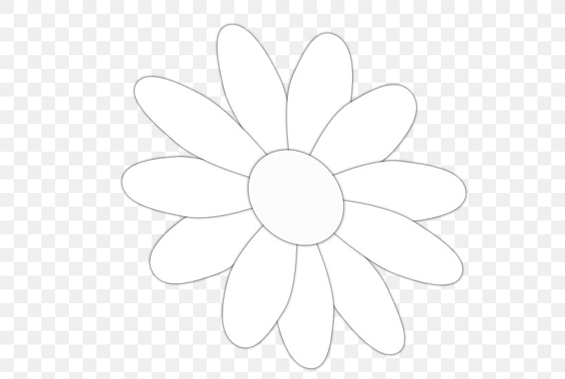 White Line Art Cut Flowers Clip Art, PNG, 555x550px, White, Area ...