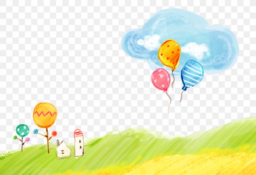 Child Wallpaper, PNG, 1336x912px, Child, Balloon, Daytime, Designer, Grass Download Free
