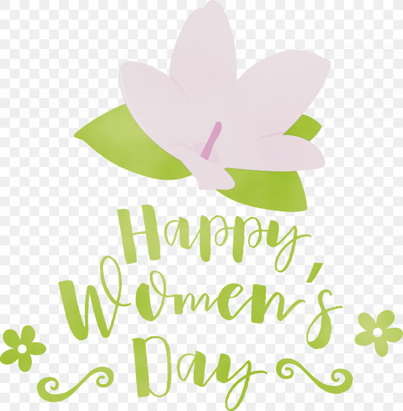 Floral Design, PNG, 2937x3000px, Happy Womens Day, Butterflies, Floral Design, Green, Leaf Download Free