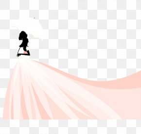 Wedding Dress - Gown Shoulder Pattern PNG