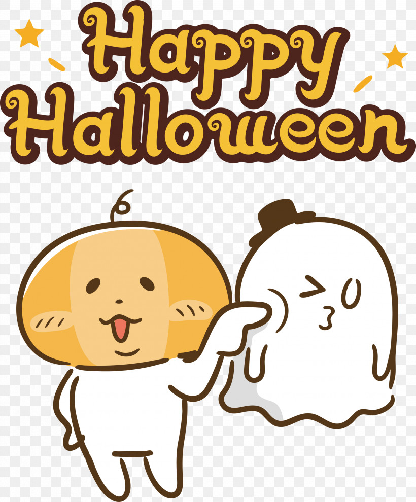 Halloween Happy Halloween, PNG, 2484x3000px, Halloween, Behavior, Cartoon, Conversation, Happiness Download Free