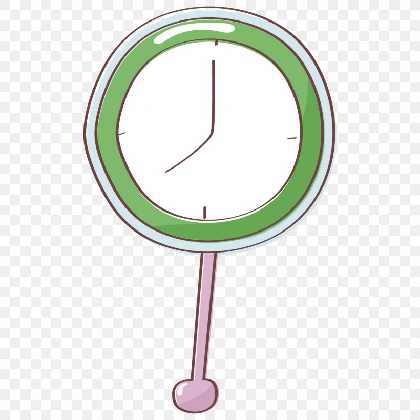 Clock Product Design File Format, PNG, 1500x1500px, Clock, Cartoon, Green, Home Accessories, Number Download Free