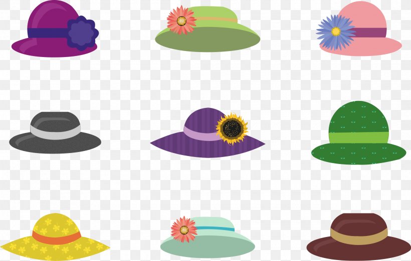 Hat Stock Photography Euclidean Vector, PNG, 2540x1620px, Hat, Bucket Hat, Cap, Clothing, Designer Download Free