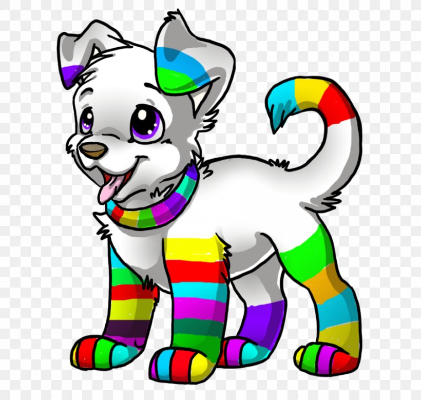Cat Puppy Labrador Retriever Rainbow Clip Art, PNG, 900x855px, Cat, Animal, Animal Figure, Art, Artwork Download Free