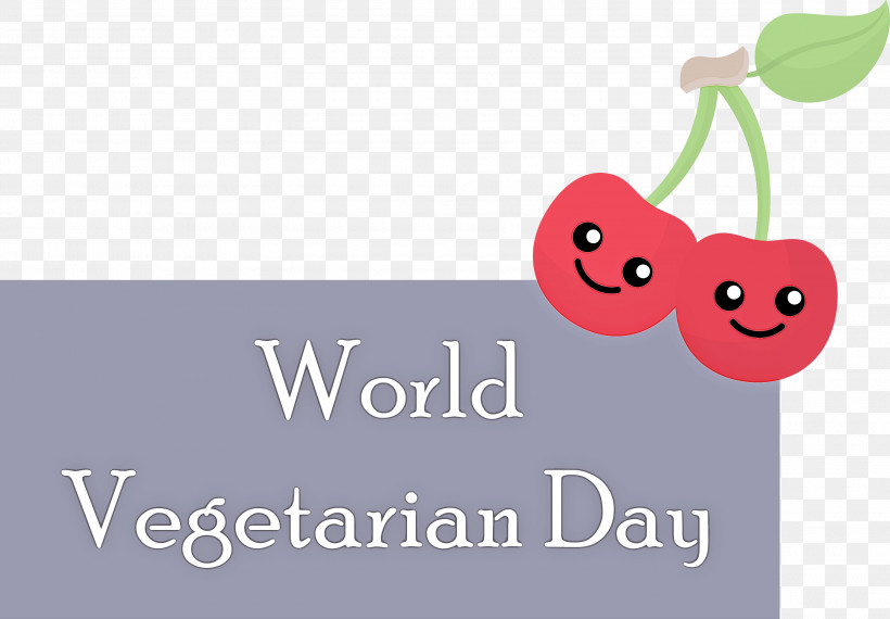 World Vegetarian Day, PNG, 3000x2086px, World Vegetarian Day, Cartoon, Fruit, Logo, Meter Download Free