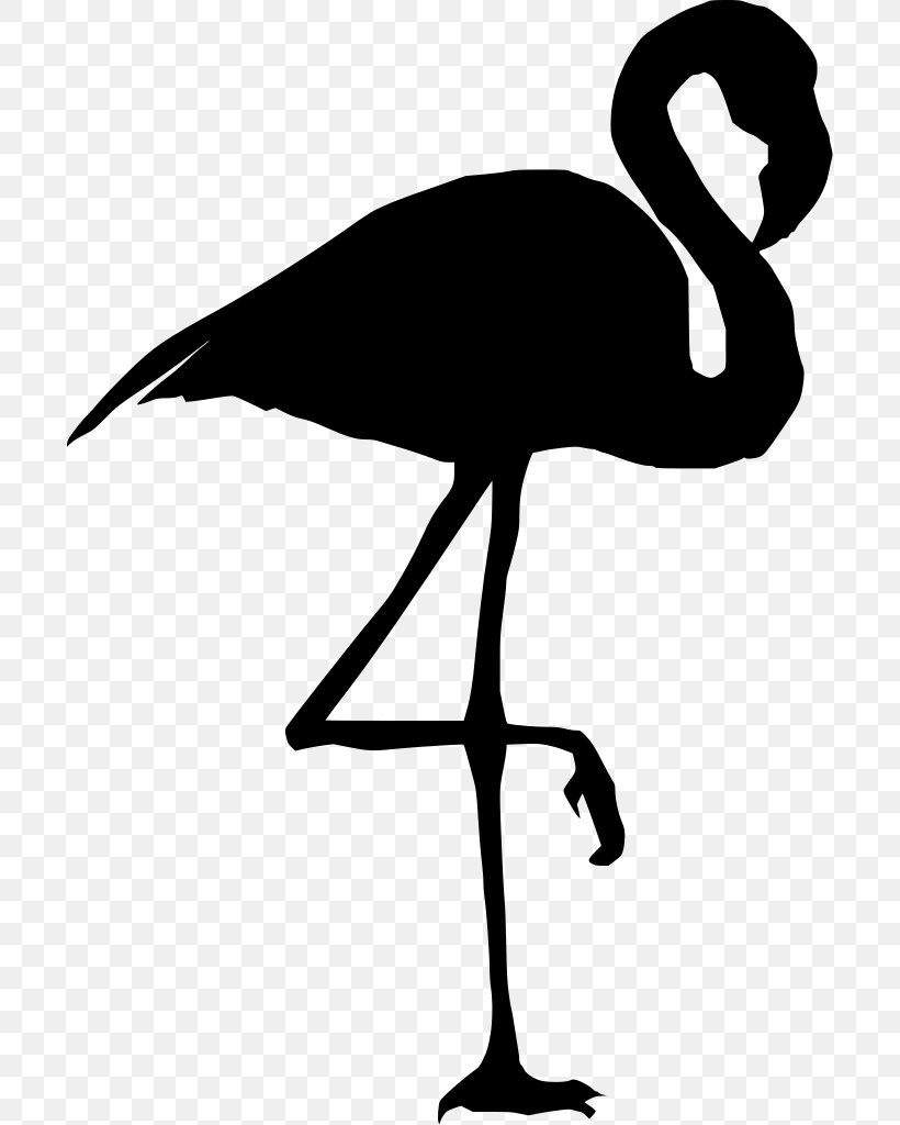 Flamingo Silhouette, PNG, 698x1024px, Silhouette, Beak, Bird, Cranelike Bird, Drawing Download Free