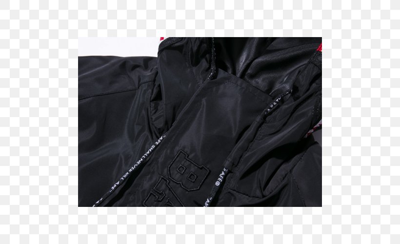 Jacket Hood Pocket Clothing Zipper, PNG, 500x500px, Jacket, Bag, Bathing Ape, Black, Black M Download Free