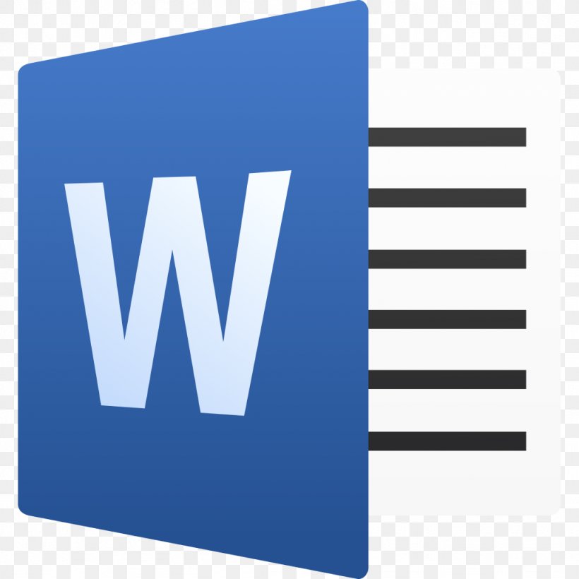 Microsoft Word Microsoft Office, PNG, 1024x1024px, Microsoft Word, Blue ...