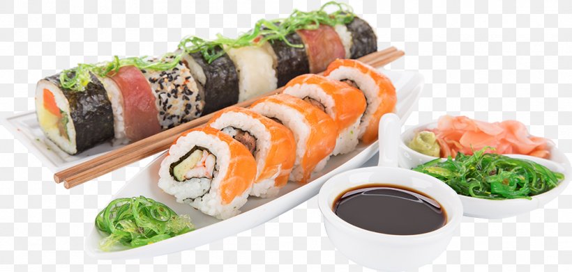 Sushi Japanese Cuisine Sashimi Makizushi Asian Cuisine, PNG, 1049x501px, Sushi, Appetizer, Asian Cuisine, Asian Food, California Roll Download Free