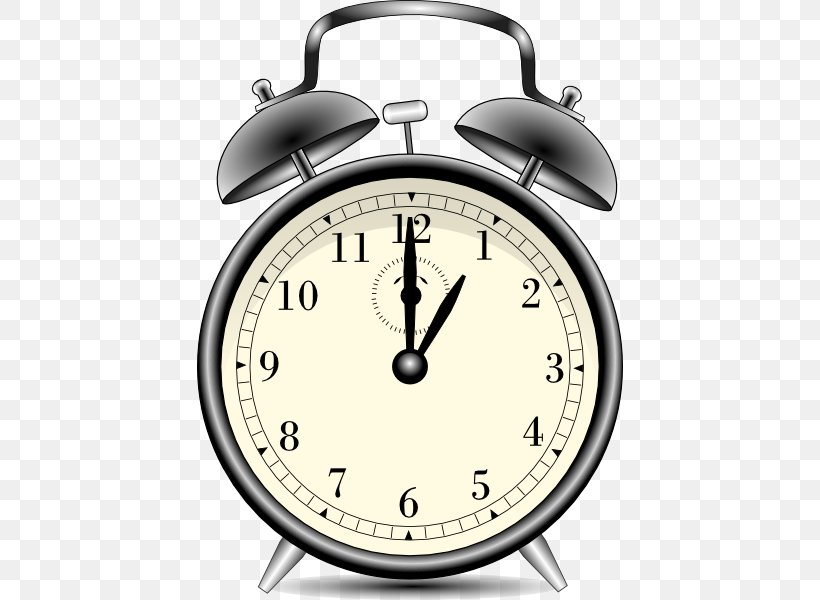 Alarm Clocks Table Clip Art, PNG, 426x600px, Alarm Clocks, Aiguille, Alarm Clock, Black And White, Buzzer Download Free
