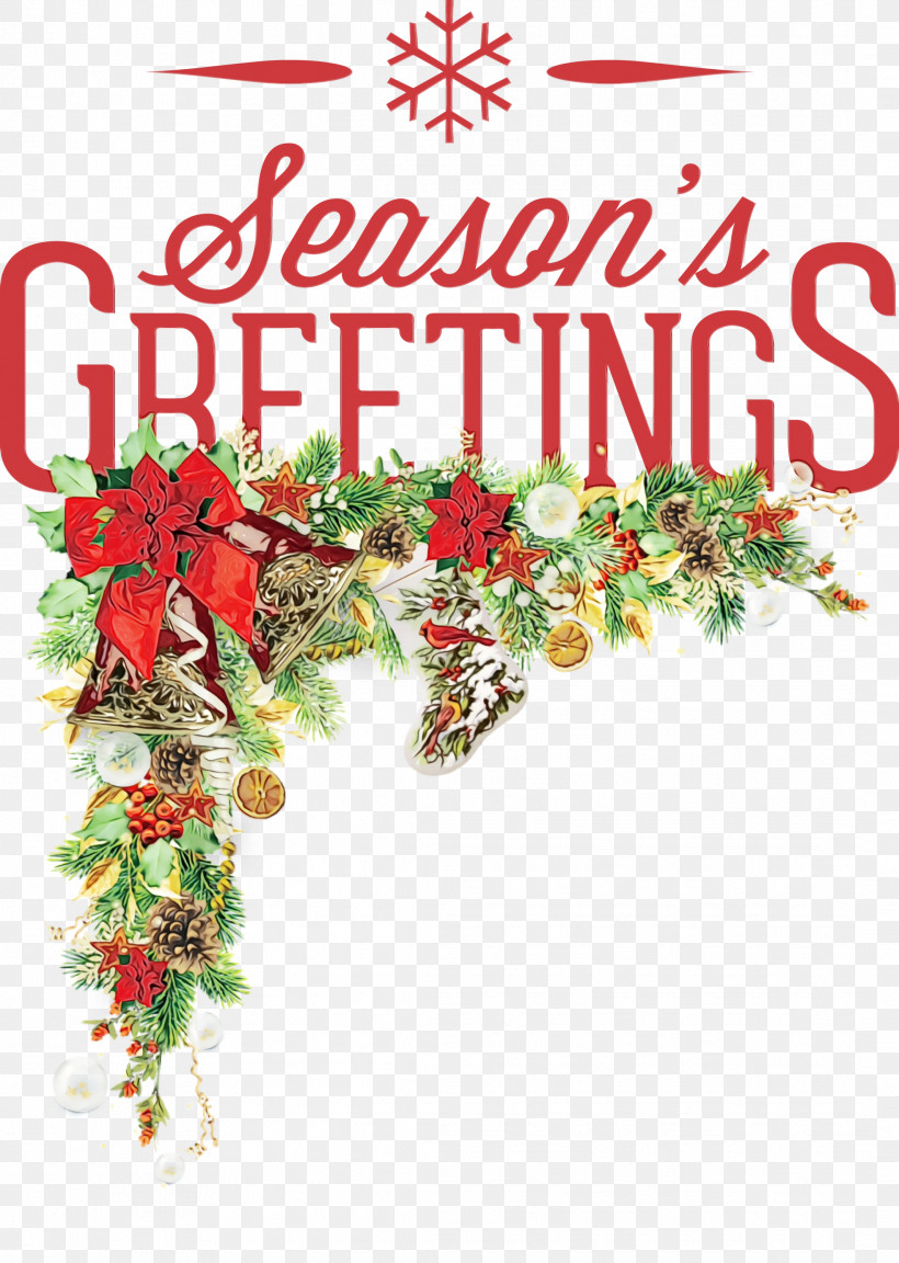 Floral Design, PNG, 2133x2999px, Seasons Greetings, Bauble, Biology, Christmas, Christmas Day Download Free